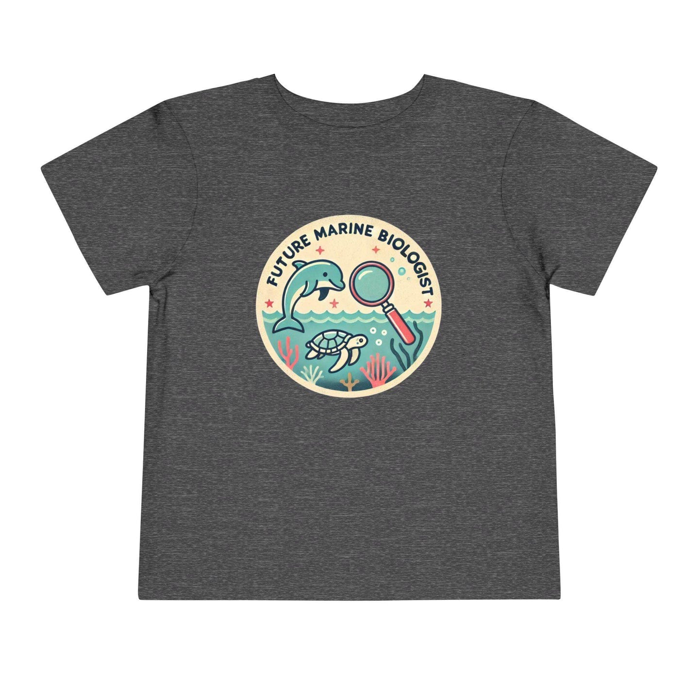 Future Marine Biologist Circle - Toddler Short Sleeve - Brightsee
