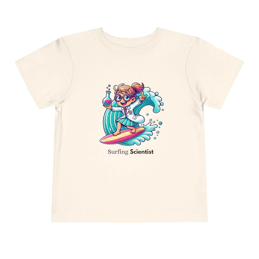 Surfing Scientist Hang Ten - Toddler Short Sleeve - Brightsee