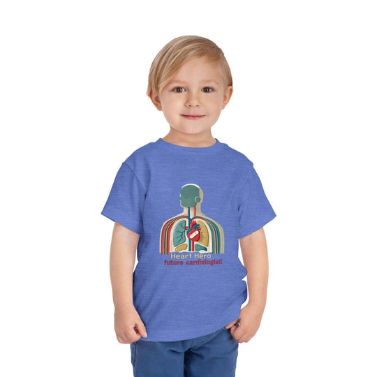 Future Cardiologist - Heart Bandage - Toddler Short Sleeve - Brightsee