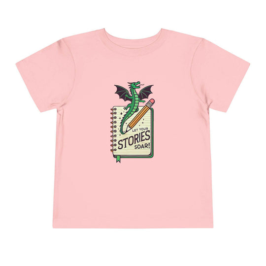 Let Your Stories Soar - Dragon - Toddler Short Sleeve - Brightsee