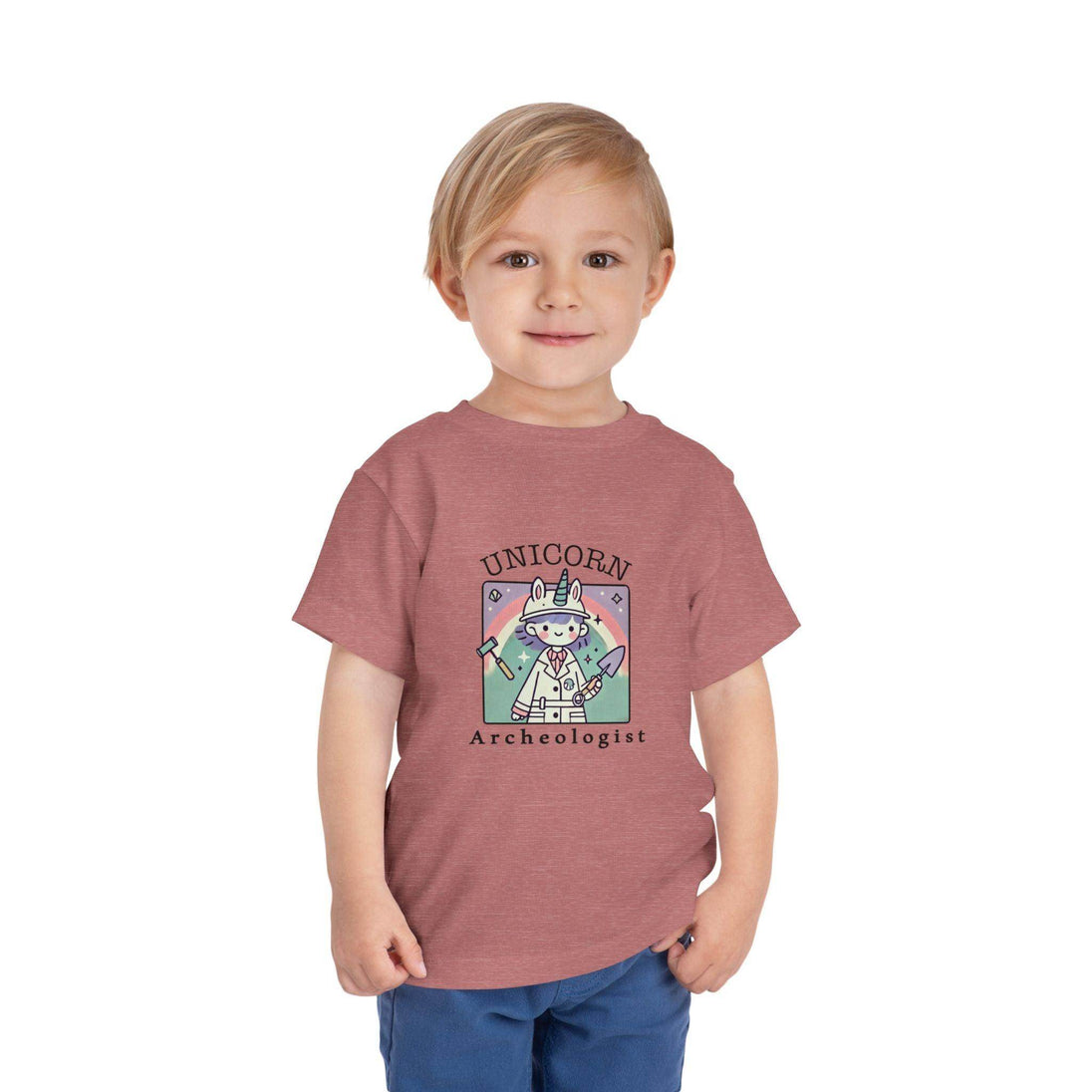 Unicorn Archeologist - Toddler Short Sleeve - Brightsee