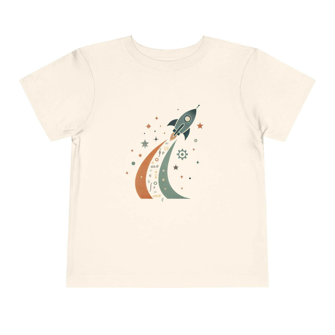 Math Spaceship - Toddler Short Sleeve - Brightsee