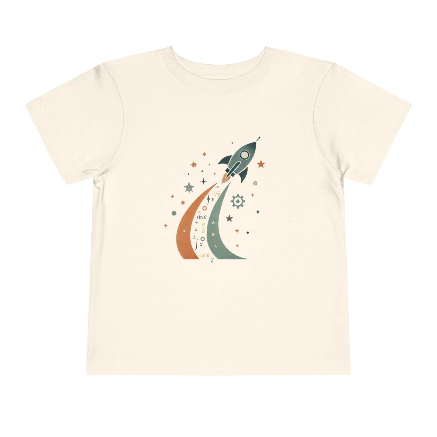 Math Spaceship - Toddler Short Sleeve - Brightsee