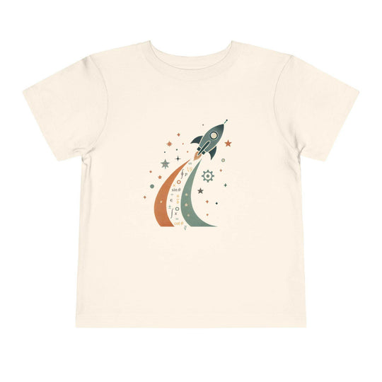 Math Spaceship - Toddler Short Sleeve - Brightsee