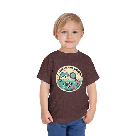 Future Marine Biologist Circle - Toddler Short Sleeve - Brightsee