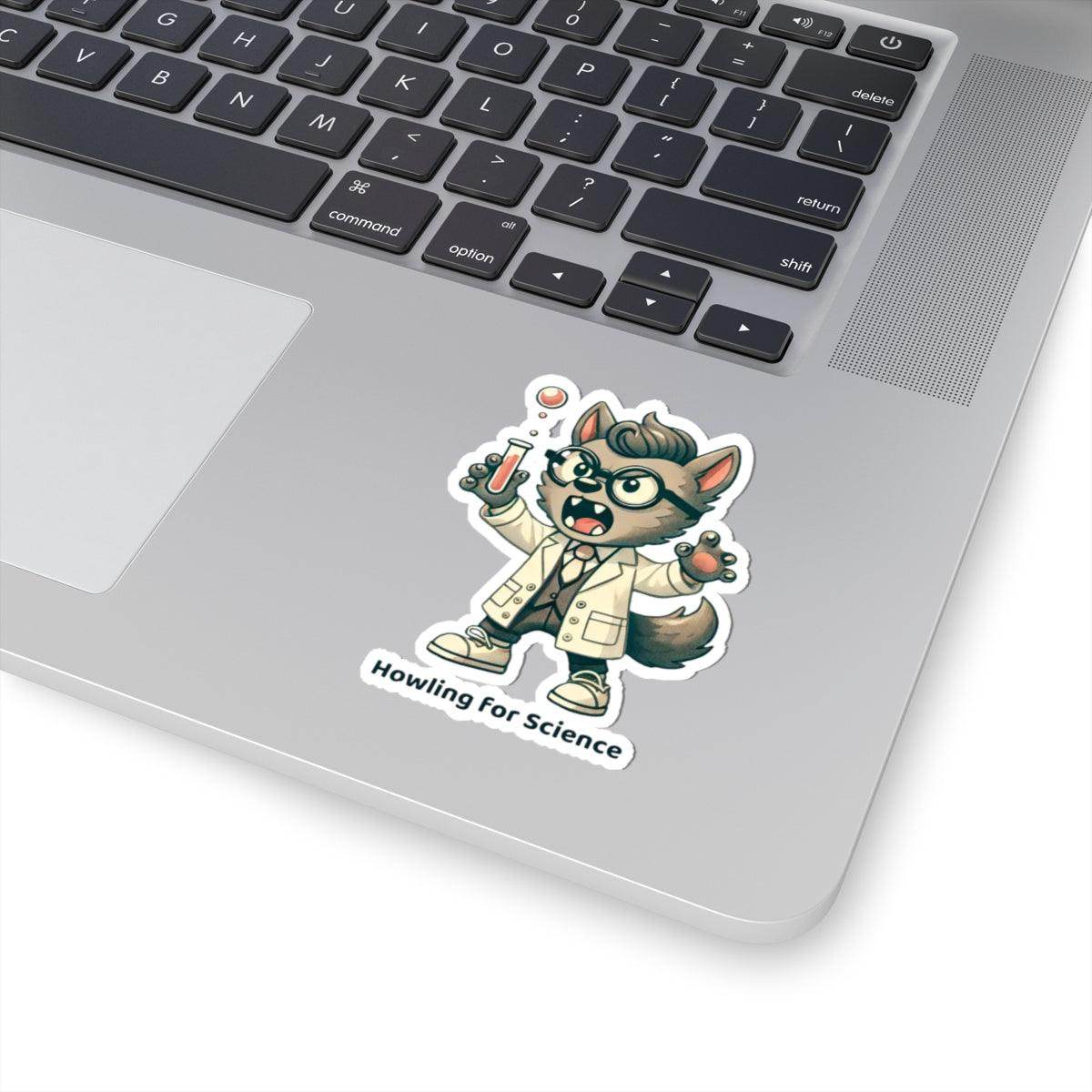 Howling for Science Kiss-Cut Stickers - Brightsee