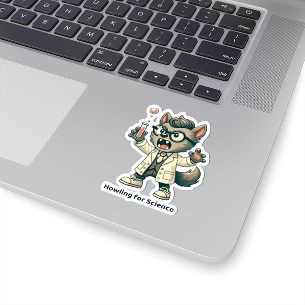 Howling for Science Kiss-Cut Stickers - Brightsee