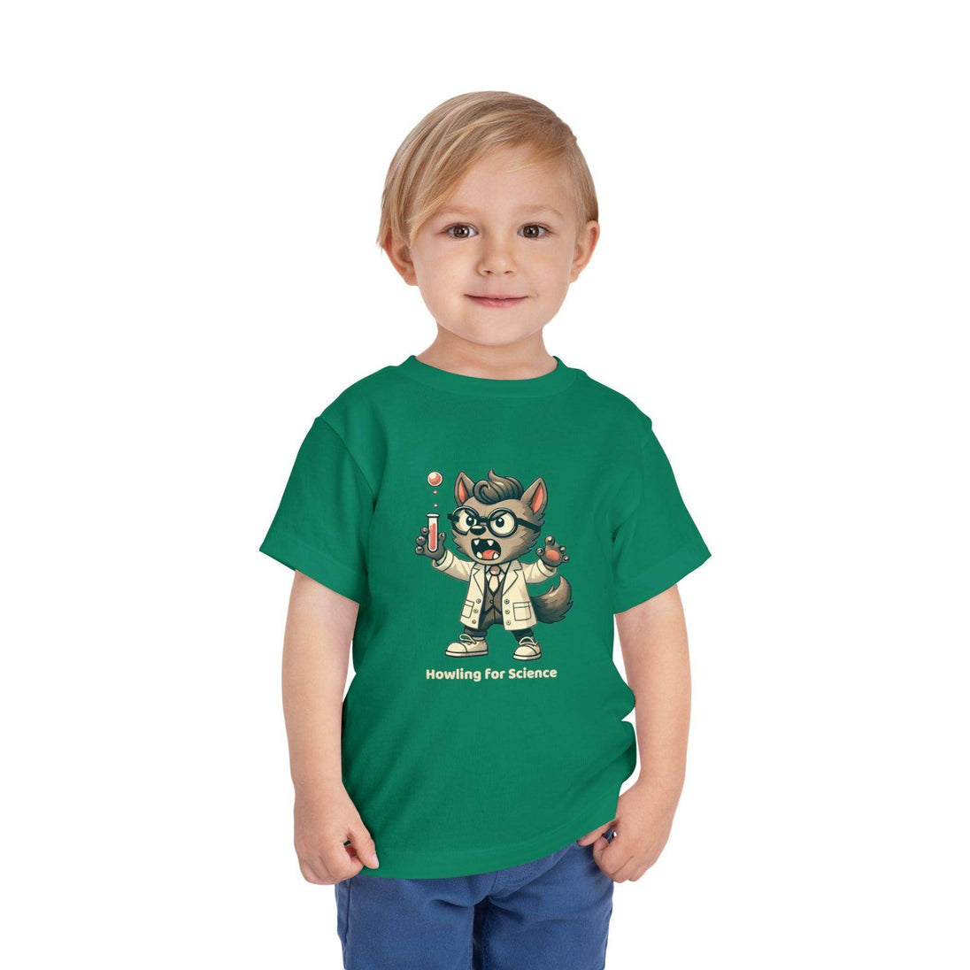 Howling for Science - Toddler Short Sleeve - Brightsee