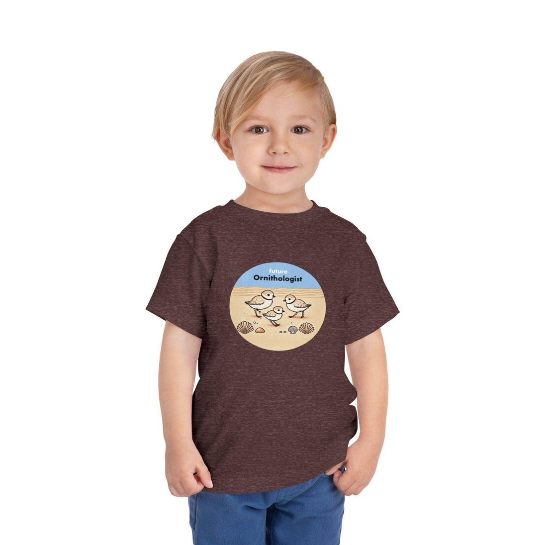 Future Ornithologist Plover - Toddler Short Sleeve - Brightsee