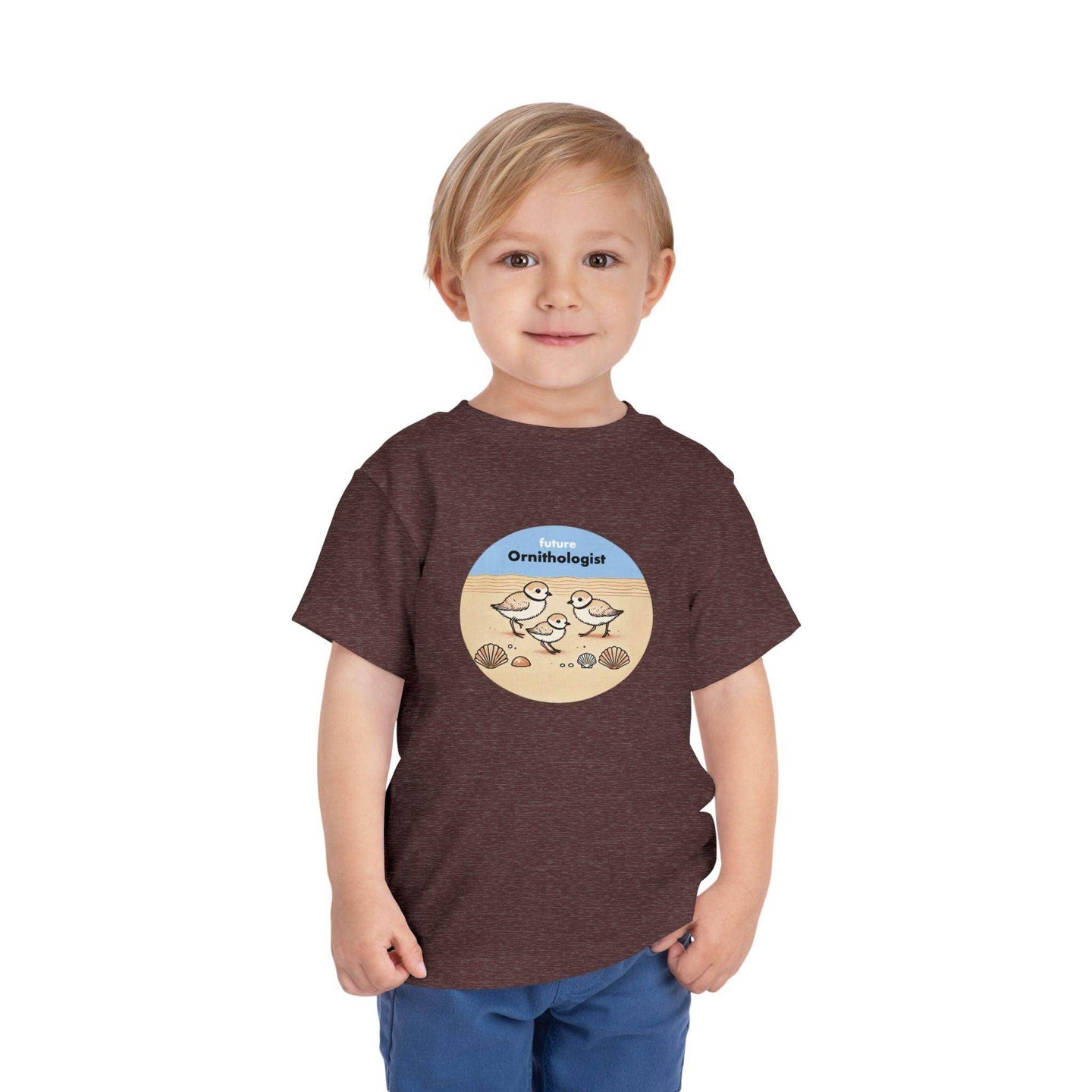 Future Ornithologist Plover - Toddler Short Sleeve - Brightsee