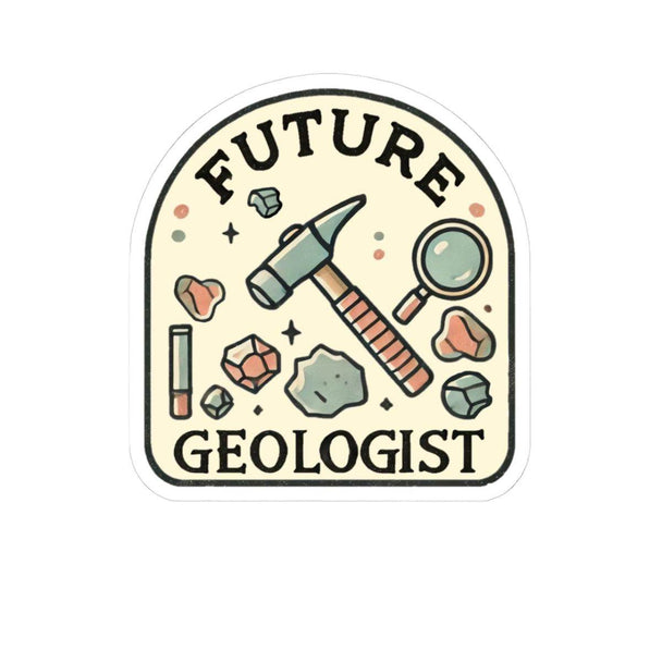 Future Geologist Kiss-Cut Stickers - Brightsee