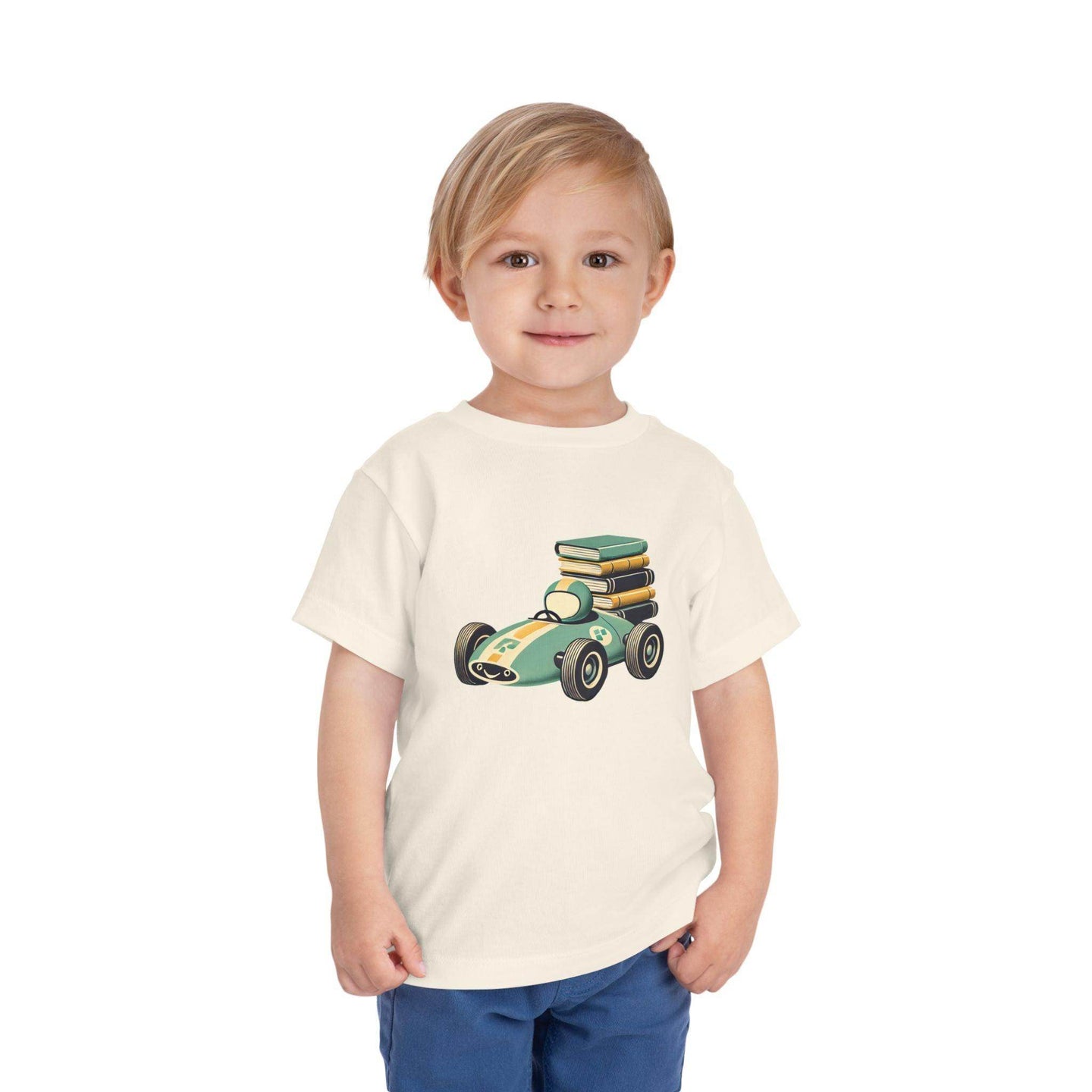 Book Delivery Race Car - Toddler Short Sleeve - Brightsee