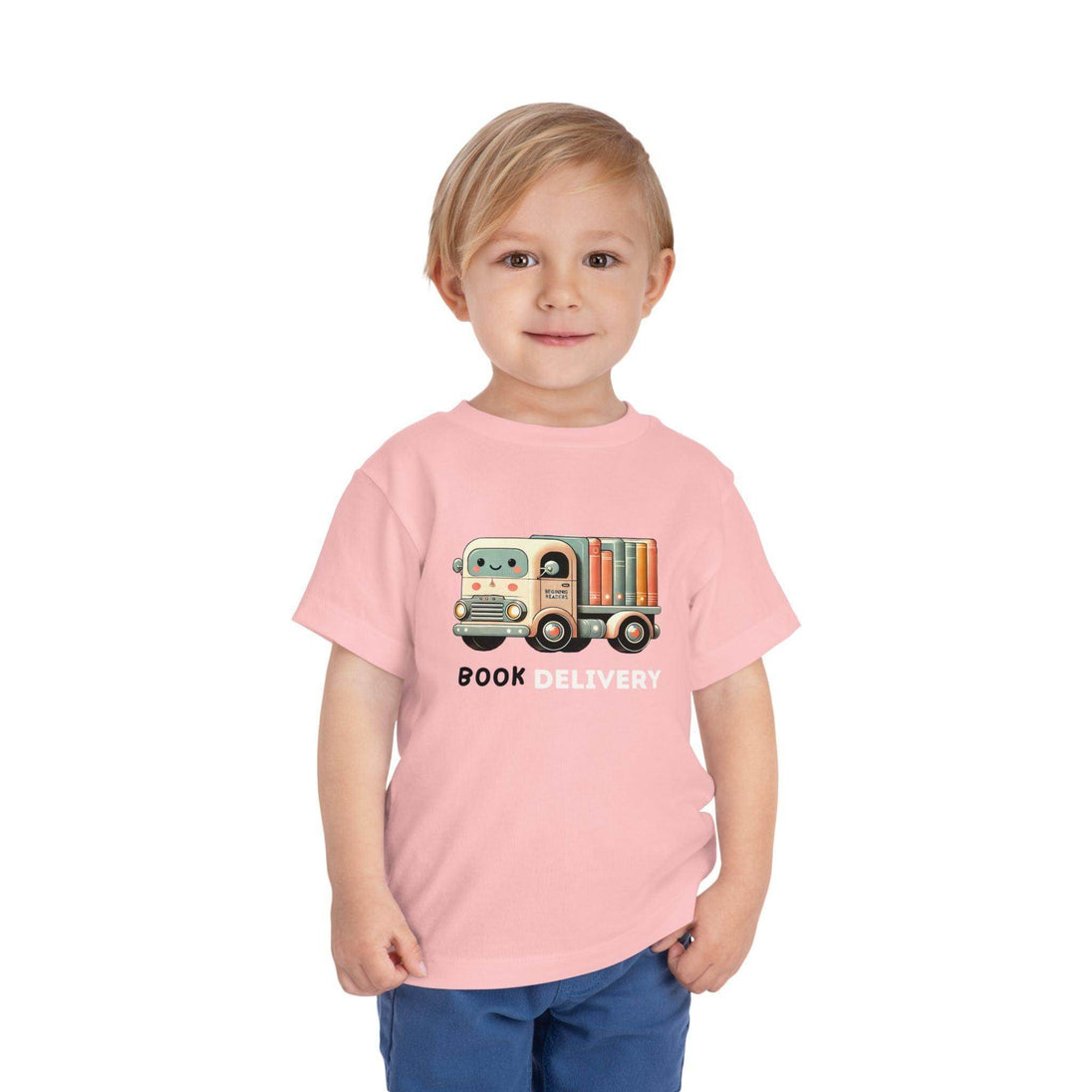 Book Delivery Truck - Toddler Short Sleeve - Brightsee