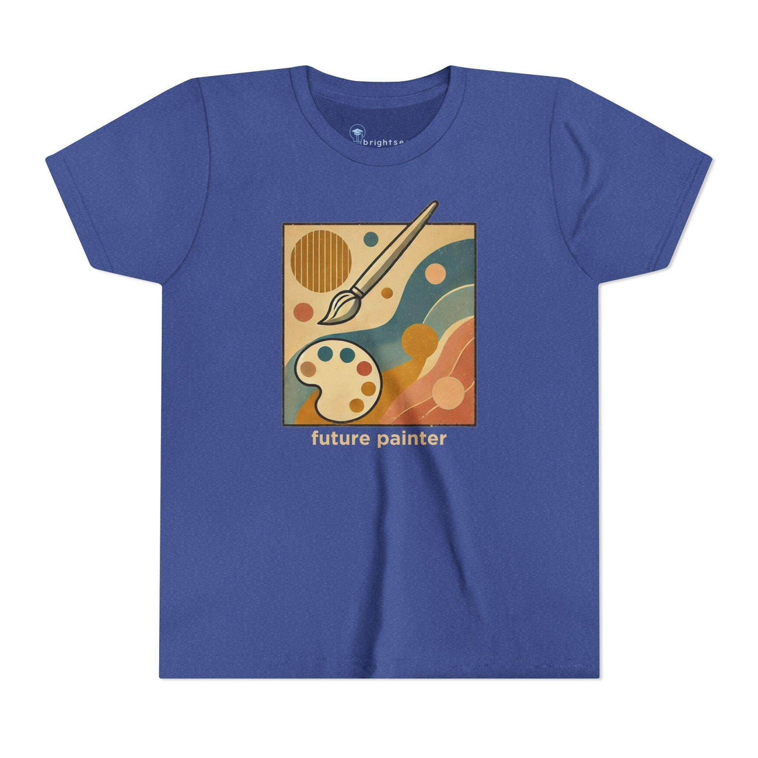 Future Artist Brushstrokes - Youth Short Sleeve Tee - Brightsee