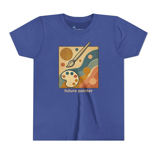 Future Artist Brushstrokes - Youth Short Sleeve Tee - Brightsee