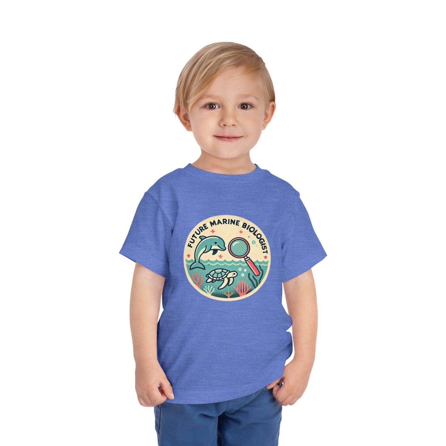 Future Marine Biologist Circle - Toddler Short Sleeve - Brightsee