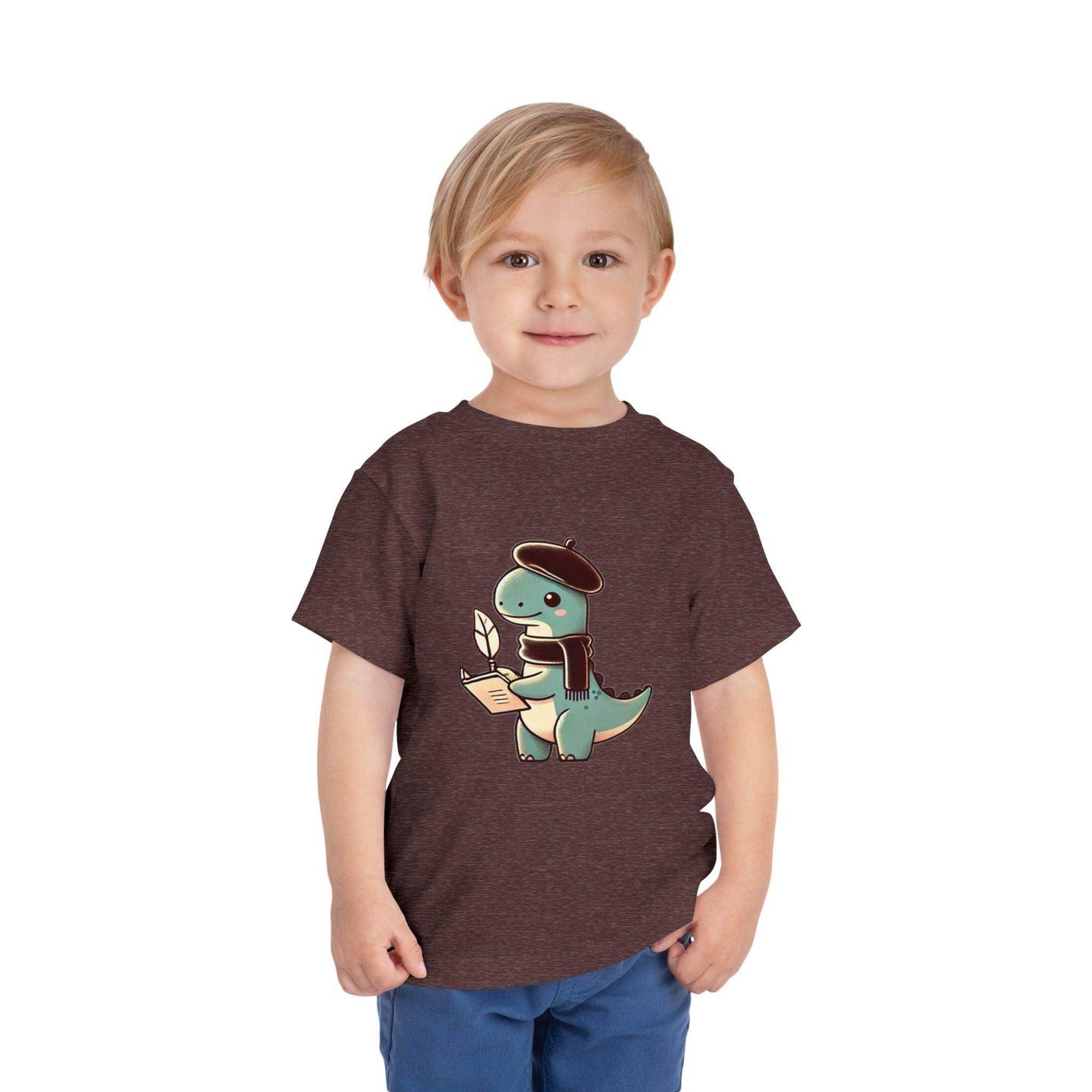 Dinosaur Author - Toddler Short Sleeve - Brightsee