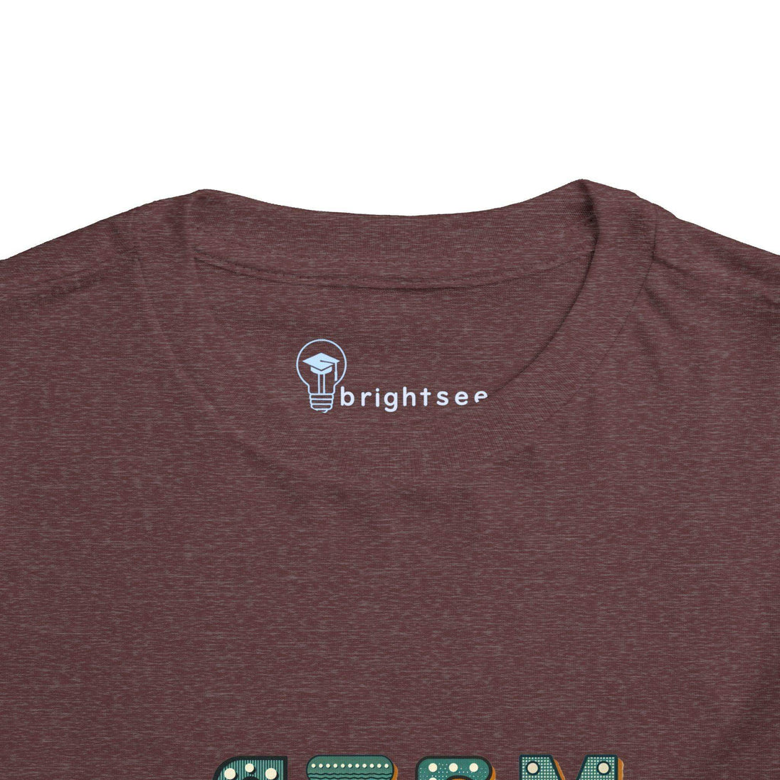STEM Construction Bot on Ladder - Toddler Short Sleeve - Brightsee