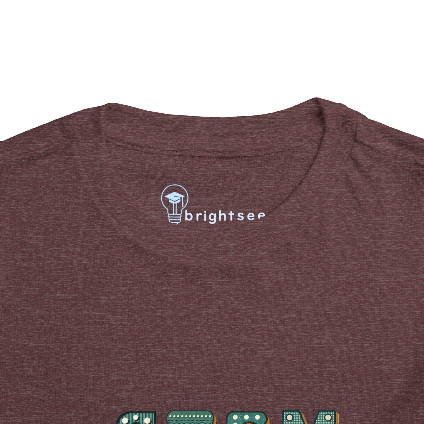 STEM Construction Bot on Ladder - Toddler Short Sleeve - Brightsee