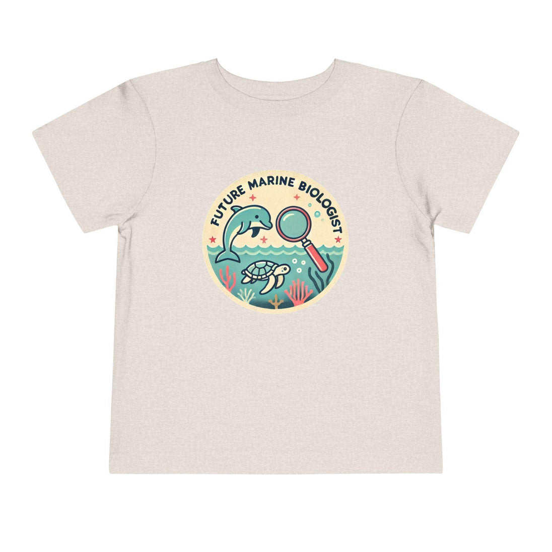 Future Marine Biologist Circle - Toddler Short Sleeve - Brightsee