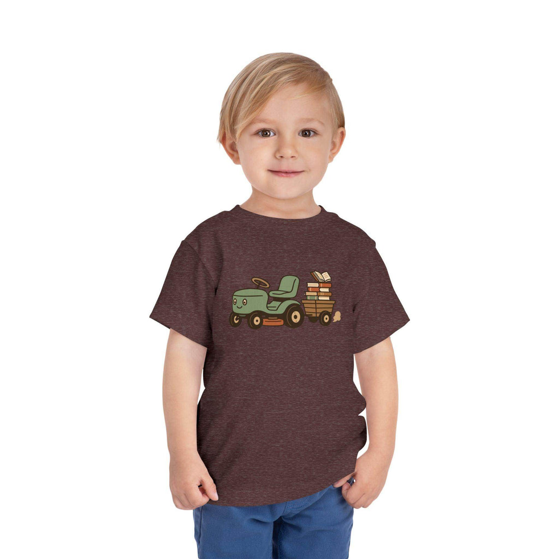 Lawn Mower Book Delivery - Toddler Short Sleeve - Brightsee