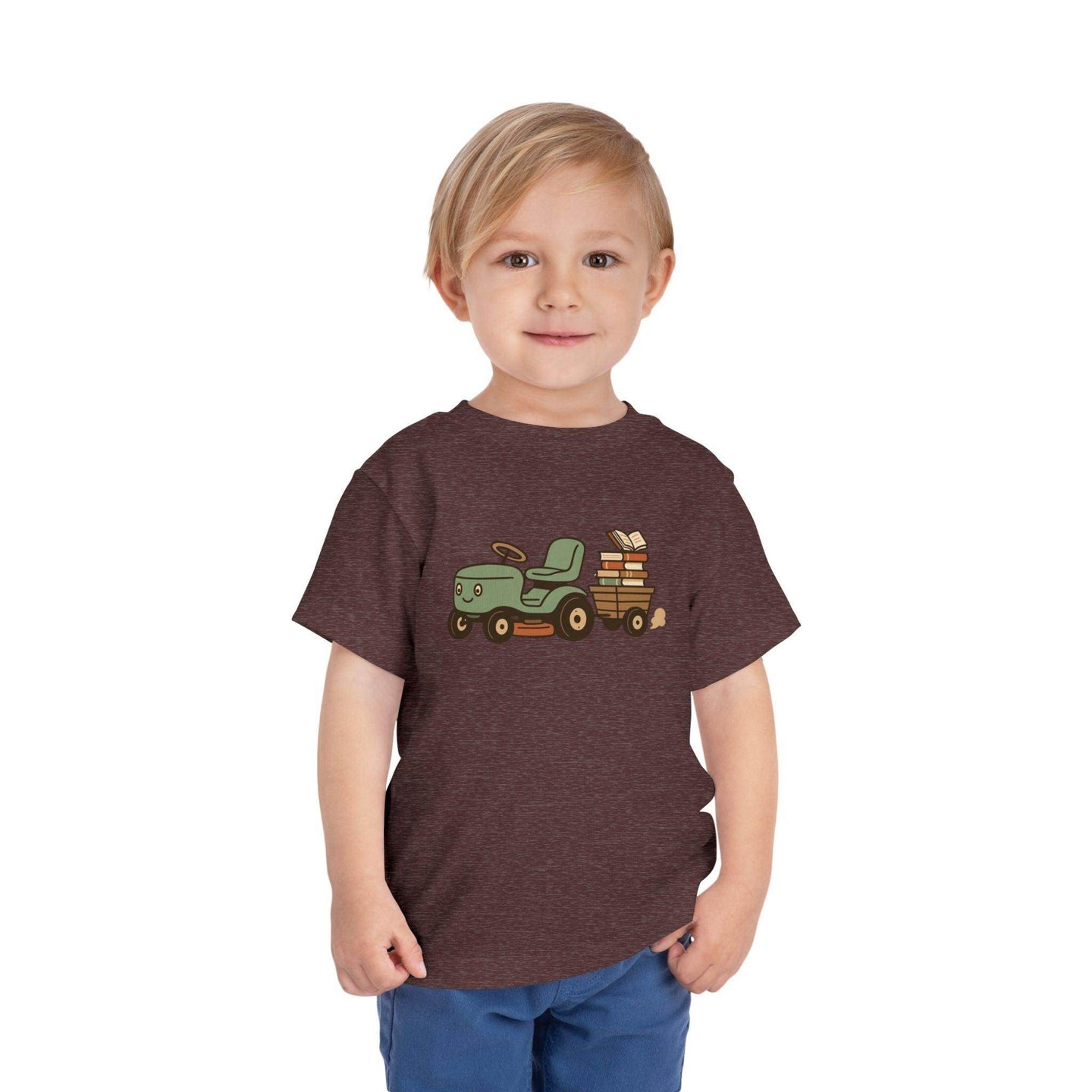 Lawn Mower Book Delivery - Toddler Short Sleeve - Brightsee
