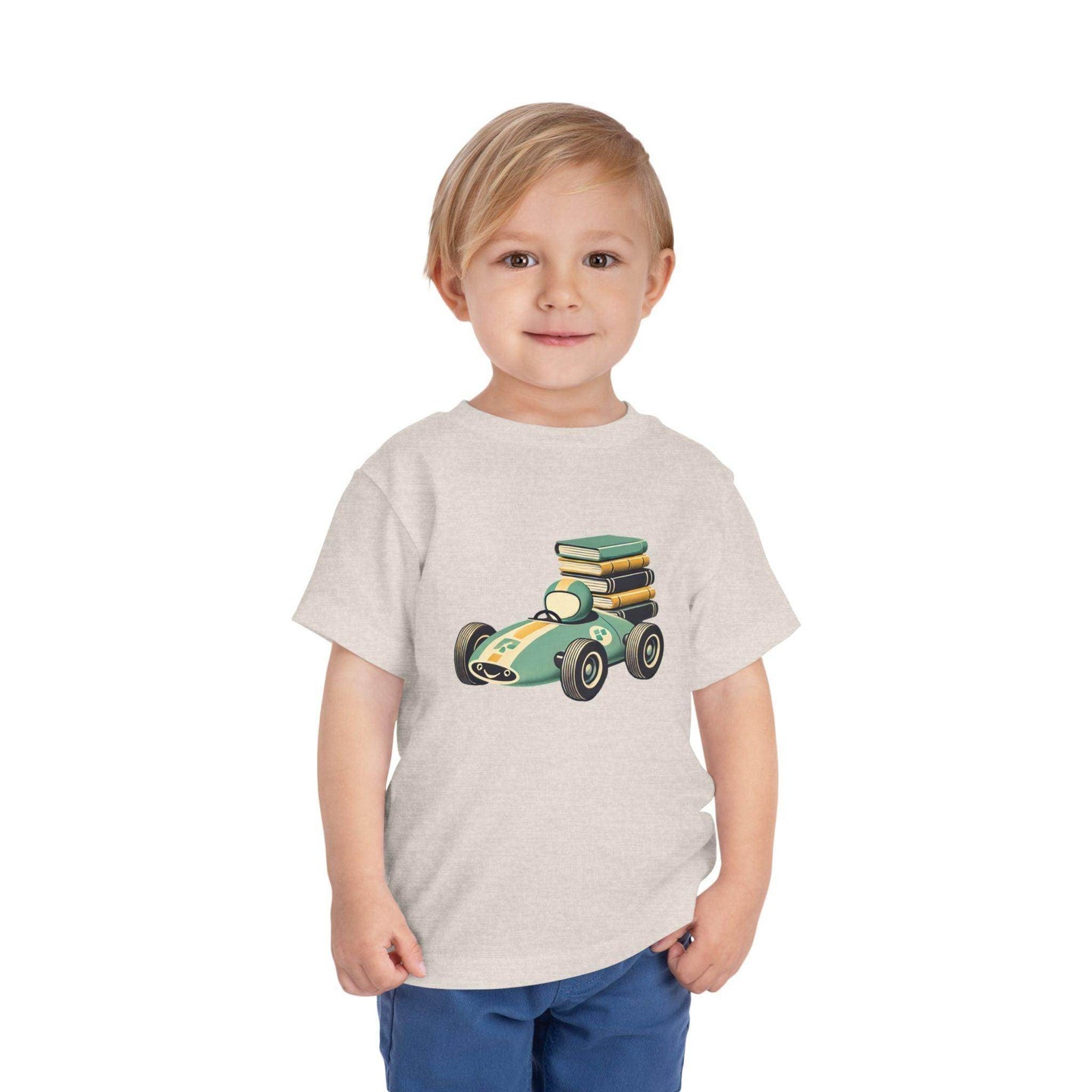 Book Delivery Race Car - Toddler Short Sleeve - Brightsee