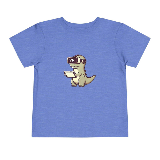 VR Dinosaur - Toddler Short Sleeve Tee - Brightsee