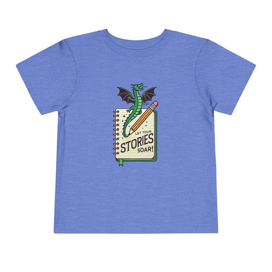 Let Your Stories Soar - Dragon - Toddler Short Sleeve - Brightsee