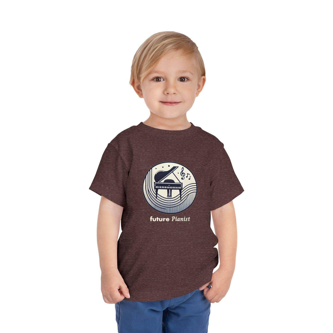 Future Pianist - Toddler Short Sleeve - Brightsee