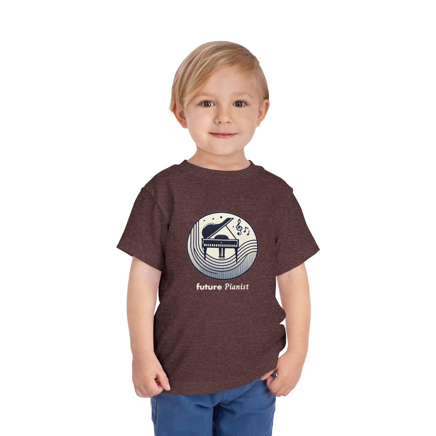 Future Pianist - Toddler Short Sleeve - Brightsee