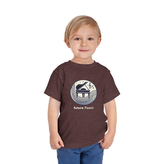 Future Pianist - Toddler Short Sleeve - Brightsee