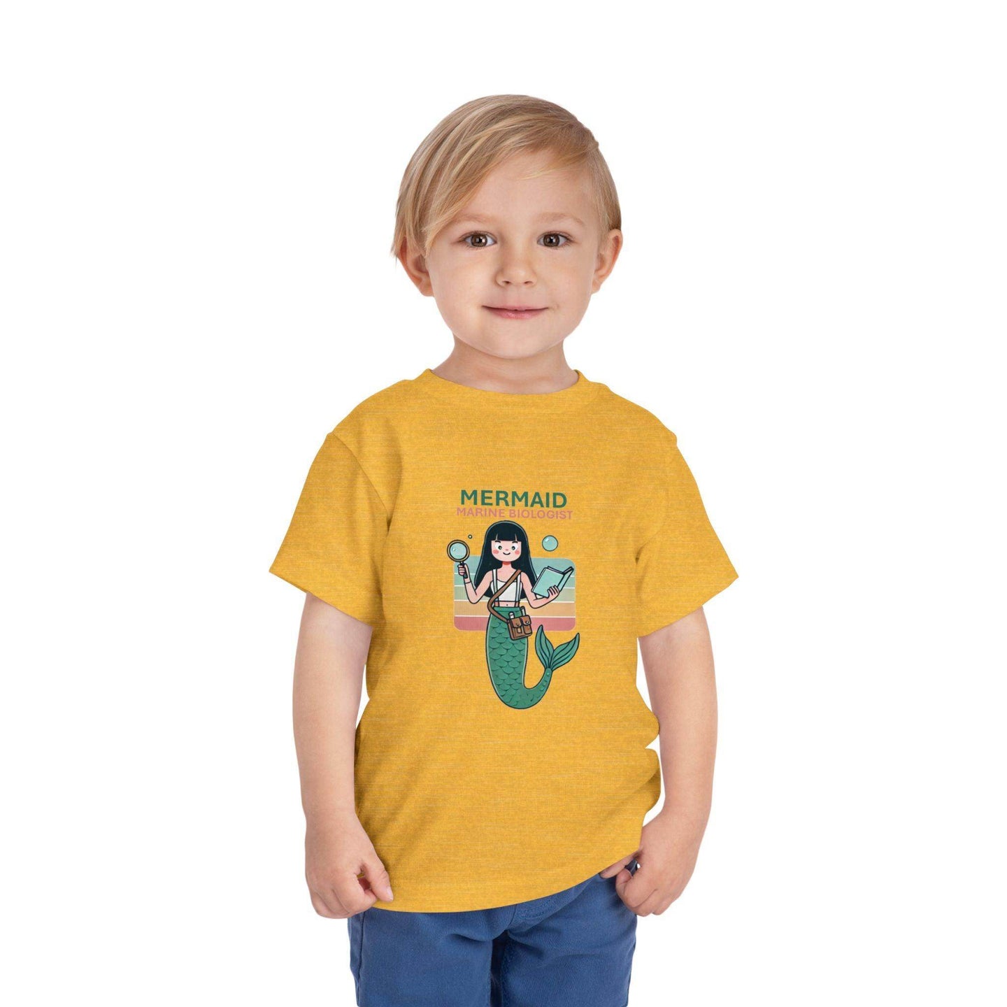 Mermaid Marine Biologist - Toddler Short Sleeve - Brightsee