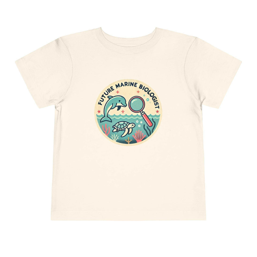 Future Marine Biologist Circle - Toddler Short Sleeve - Brightsee