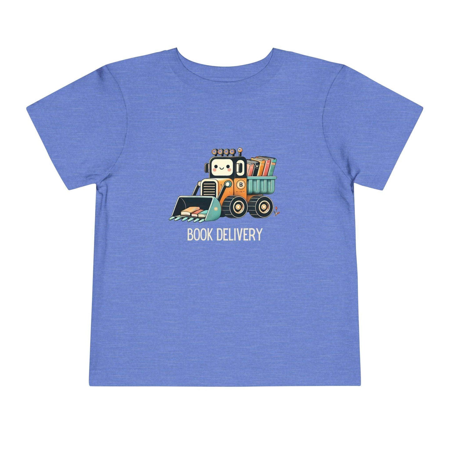 Book Delivery Bulldozer - Toddler Short Sleeve - Brightsee