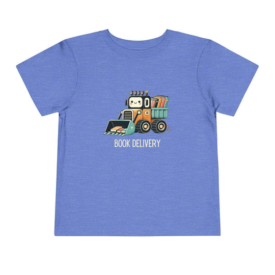 Book Delivery Bulldozer - Toddler Short Sleeve - Brightsee