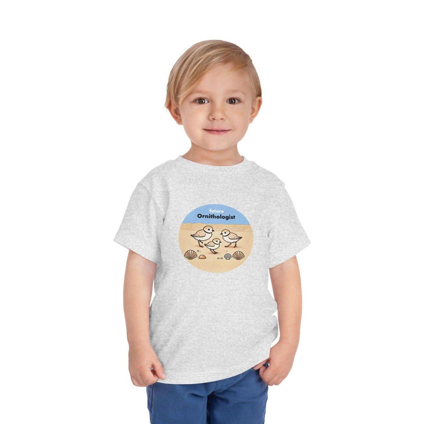 Future Ornithologist Plover - Toddler Short Sleeve - Brightsee
