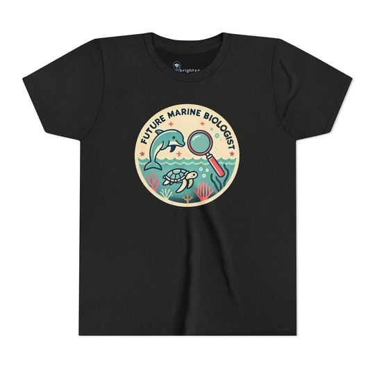 Future Marine Biologist Circle - Youth Short Sleeve - Brightsee