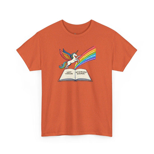 Alicorn Reading - Adult Unisex Heavy Cotton - Brightsee