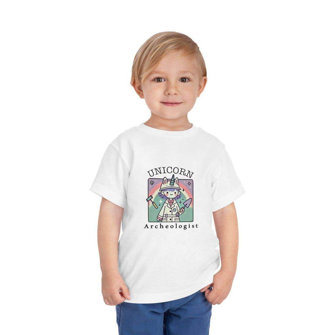Unicorn Archeologist - Toddler Short Sleeve - Brightsee