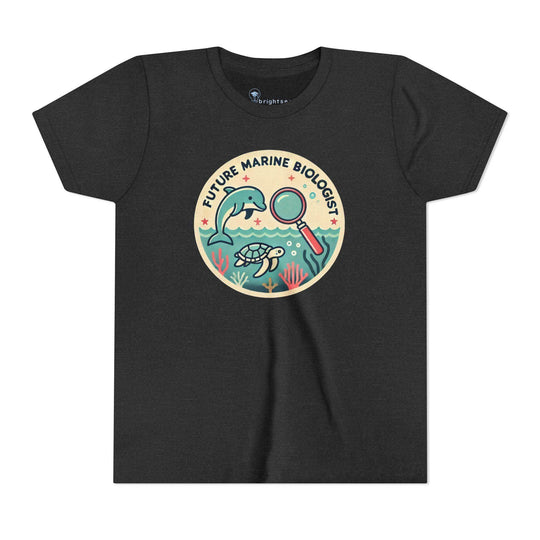 Future Marine Biologist Circle - Youth Short Sleeve - Brightsee
