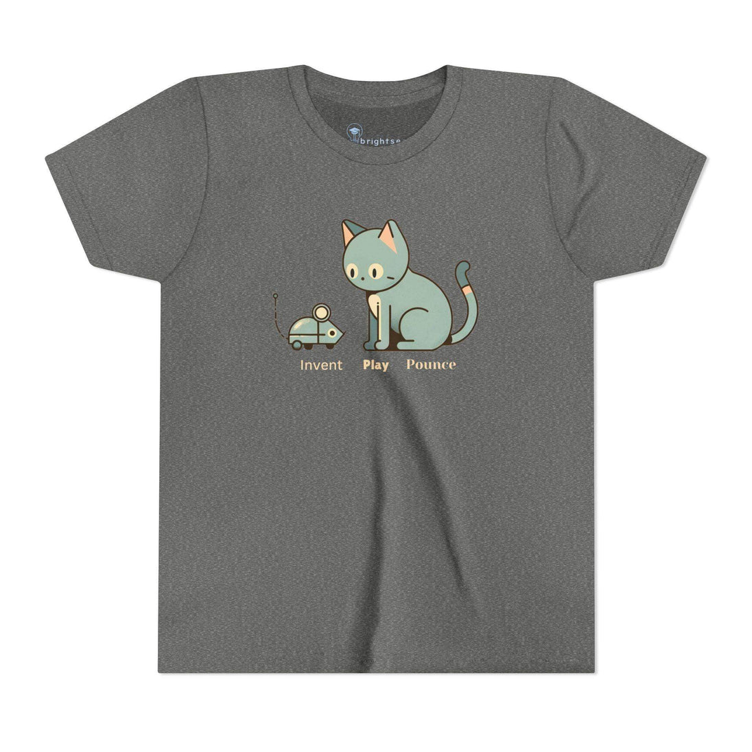 Robot Mouse and Cat - Youth Short Sleeve - Brightsee