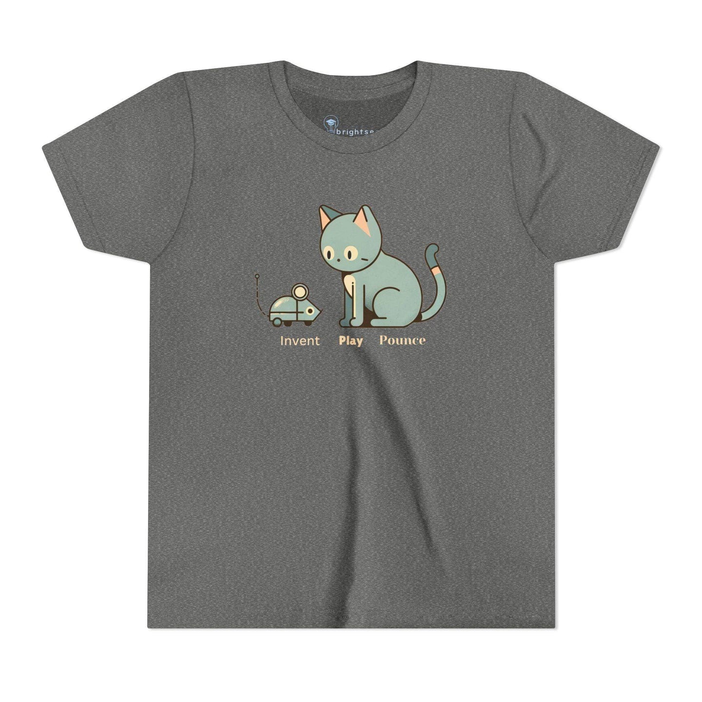 Robot Mouse and Cat - Youth Short Sleeve - Brightsee