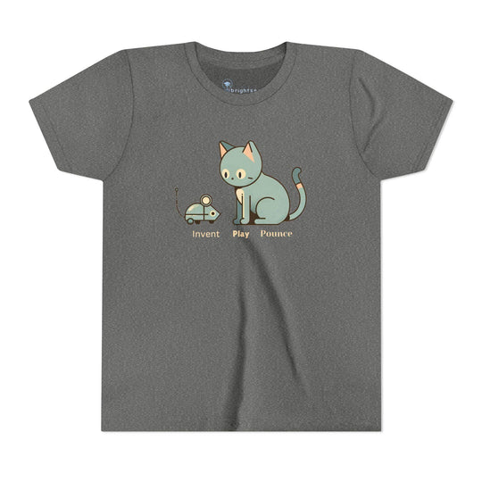 Robot Mouse and Cat - Youth Short Sleeve - Brightsee