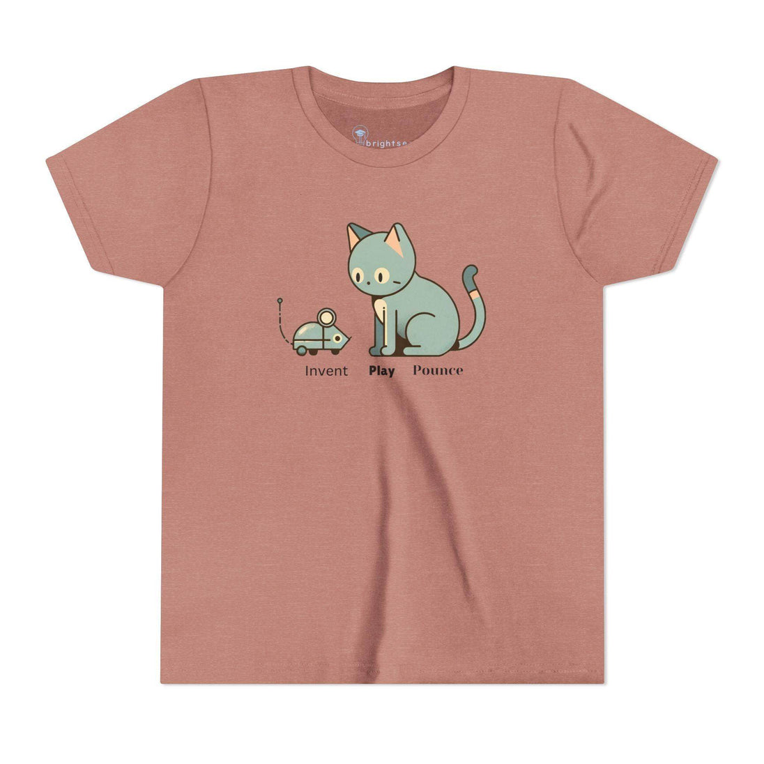 Robot Mouse and Cat - Youth Short Sleeve - Brightsee
