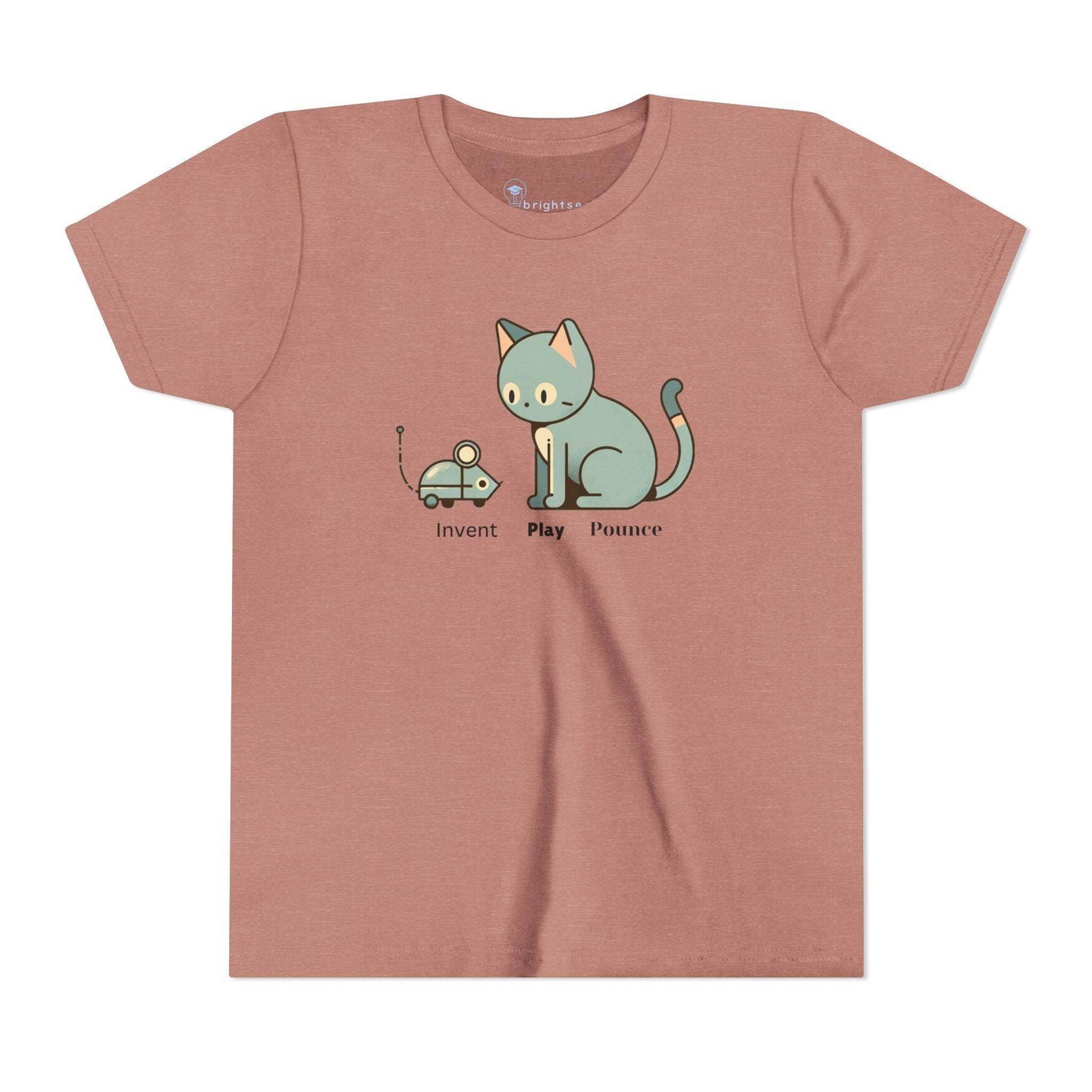 Robot Mouse and Cat - Youth Short Sleeve - Brightsee
