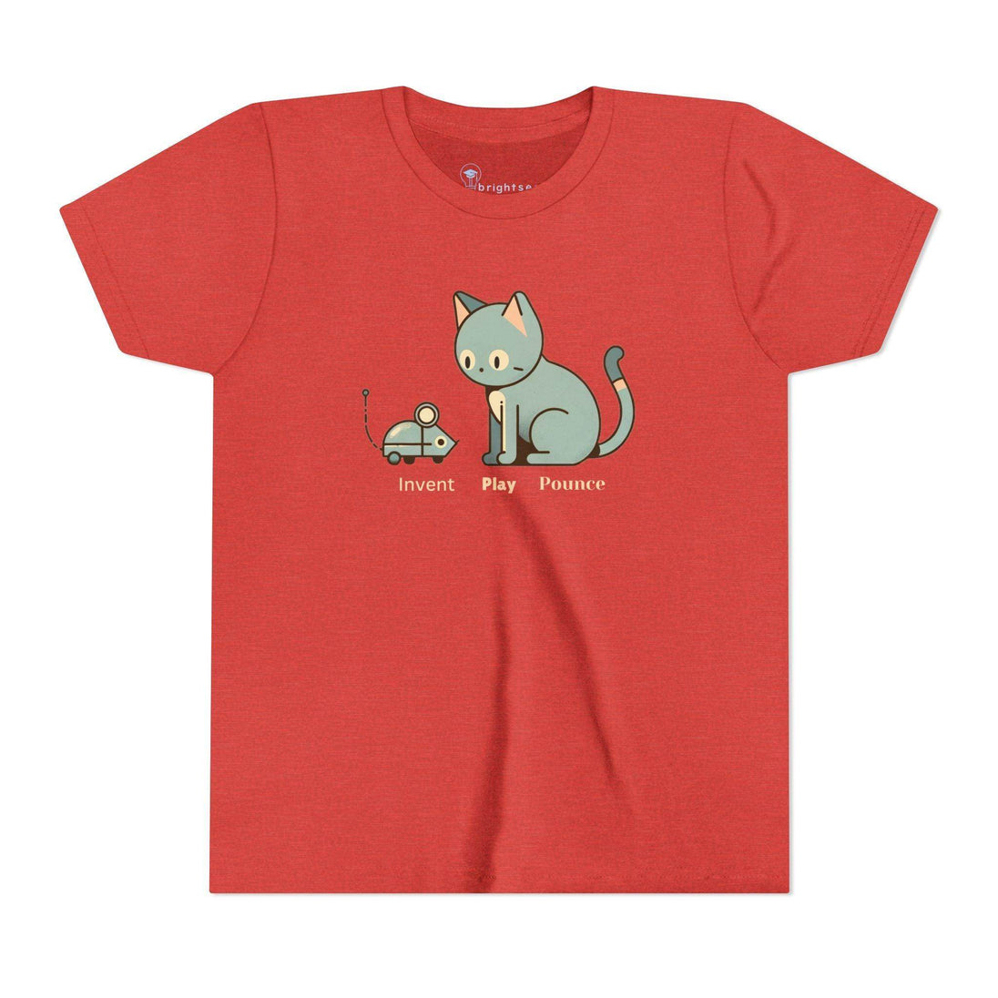 Robot Mouse and Cat - Youth Short Sleeve - Brightsee
