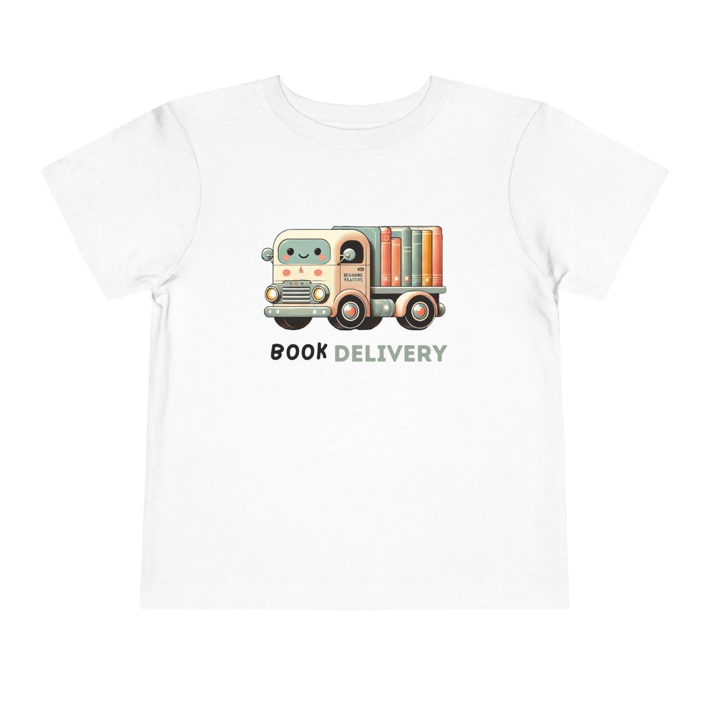 Book Delivery Truck - Toddler Short Sleeve - Brightsee