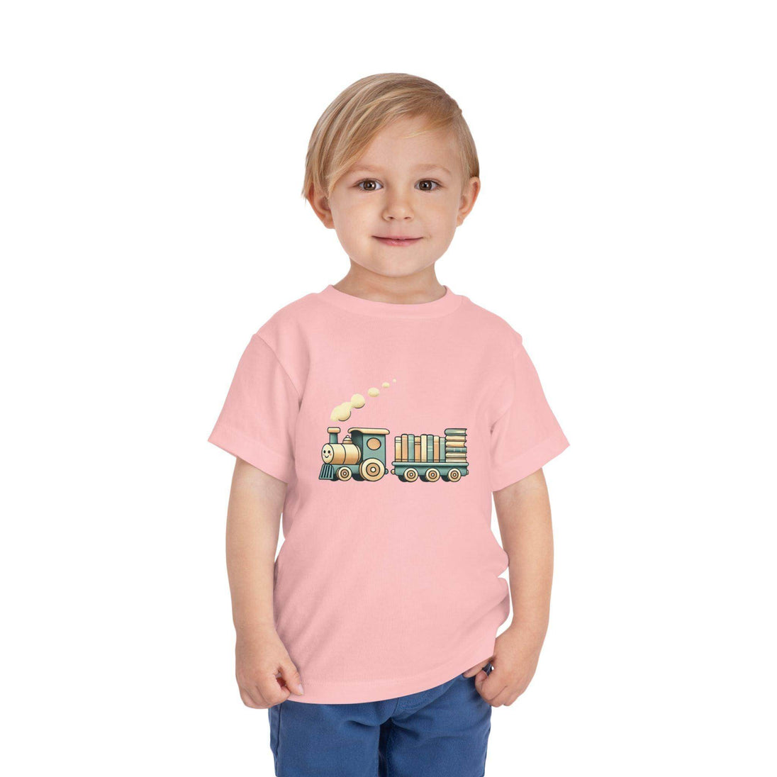 Train Book Delivery - Toddler Short Sleeve - Brightsee