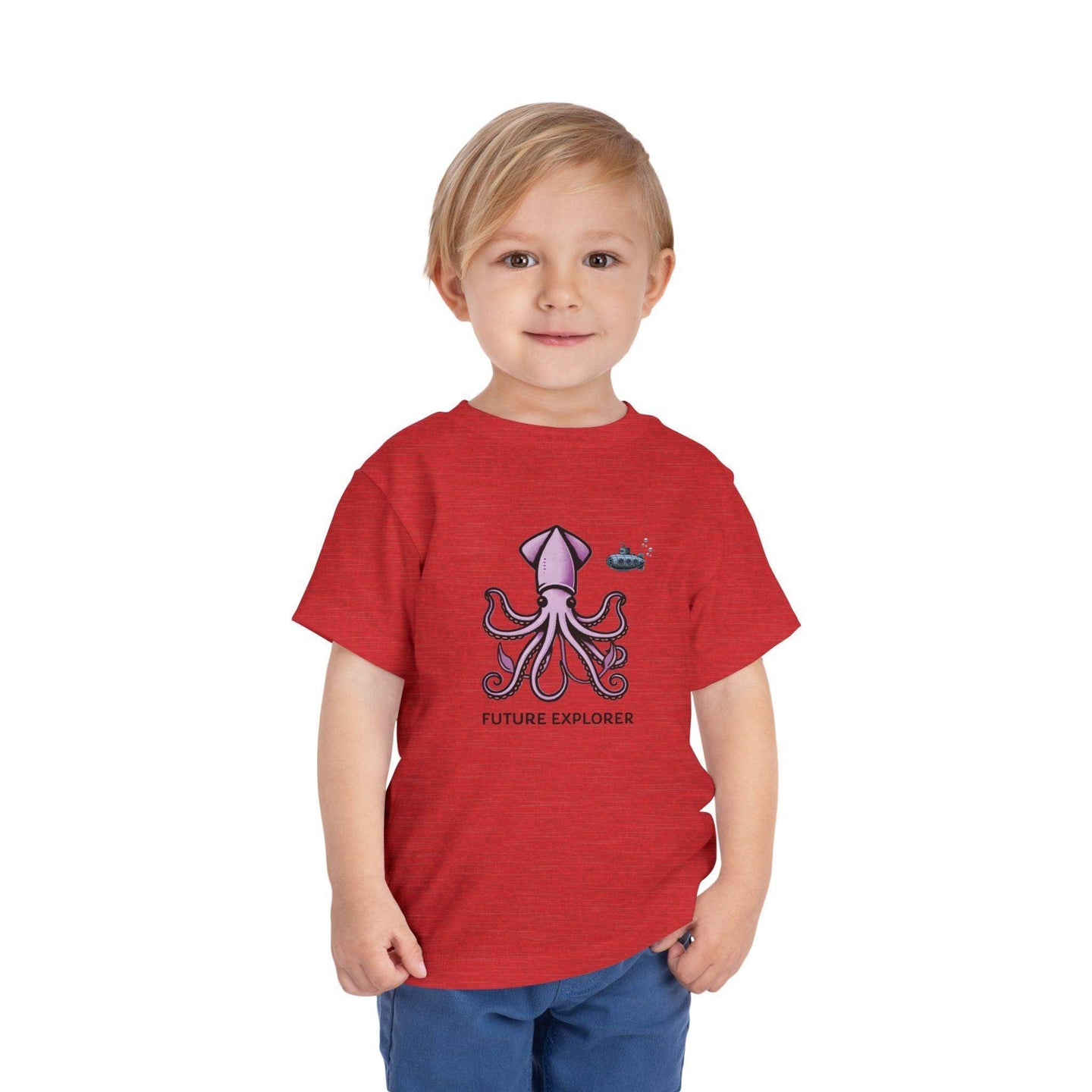 Future Explorer Squid - Toddler Short Sleeve - Brightsee